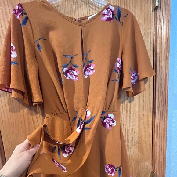 Inspired hearts Brown Floral Dress - Picture 3 of 8